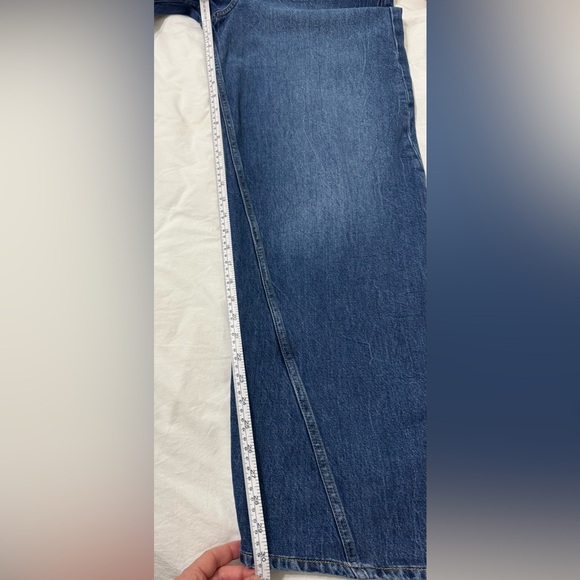 Anine Bing BRILEY JEAN Arctic Blue Relax Fit Size 28 - Picture 11 of 12